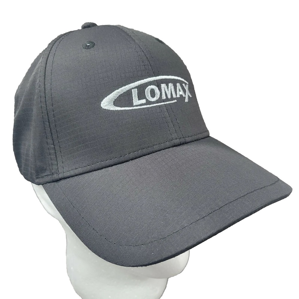 Cap America Golf Lomax Hat Charcoal Gray Adjustable Performance Baseball Cap